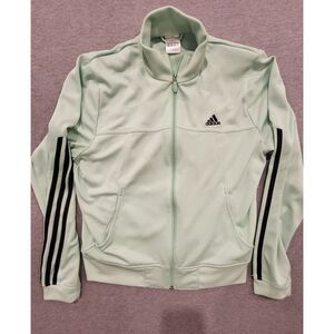Adidas Mint Sea Green Full‎ Zip Active Pastel Track Jacket: Women's Medium